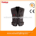 Multi pockets strong fabric sleeveless work wear vest